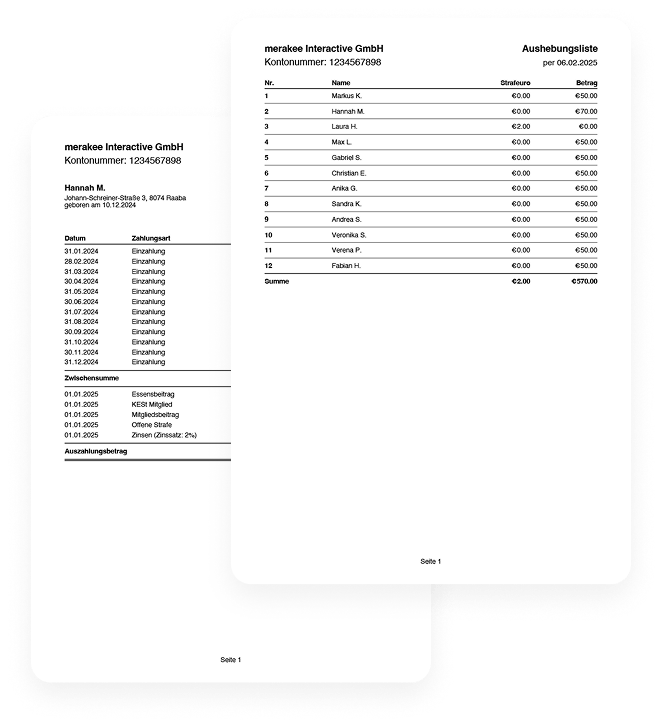 münzmanager: PDF Downloads