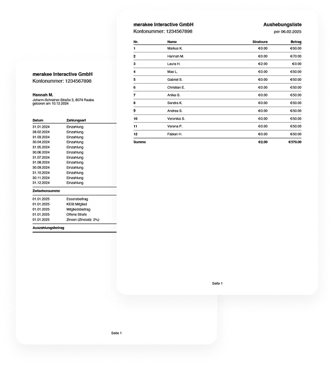 münzmanager: PDF Downloads